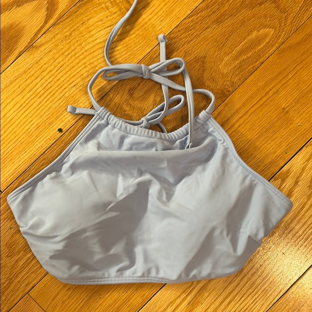 Hollister periwinkle blue Halter Bikini Top
